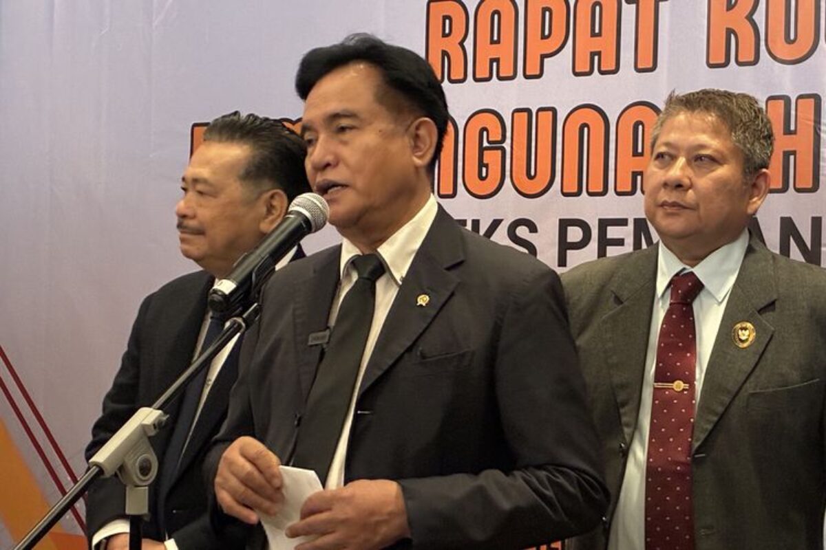 Yusril Targetkan RUU Pemilu Rampung Pada 2,5 Tahun Usia Pemerintahan Prabowo