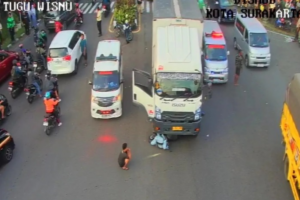 Kronologi Kecelakaan Maut di Manahan Solo: Motor Ditabrak Truk dari Belakang, 2 Orang Tewas